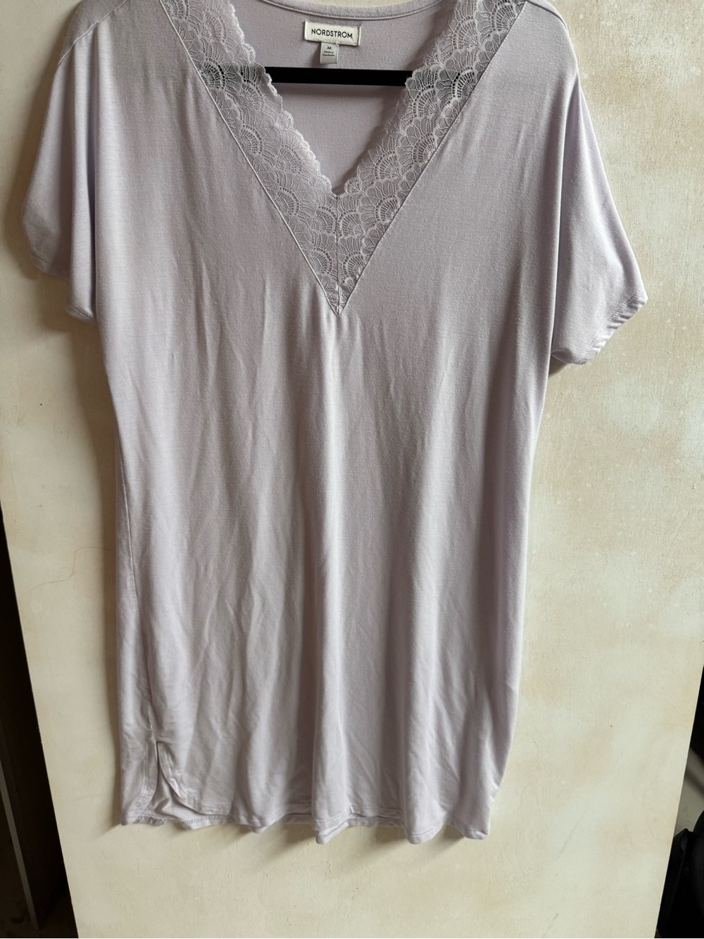 Nordstrom Lace-Trim V-Neck Camisole in Light Lavender - soft tencel modal fabric
